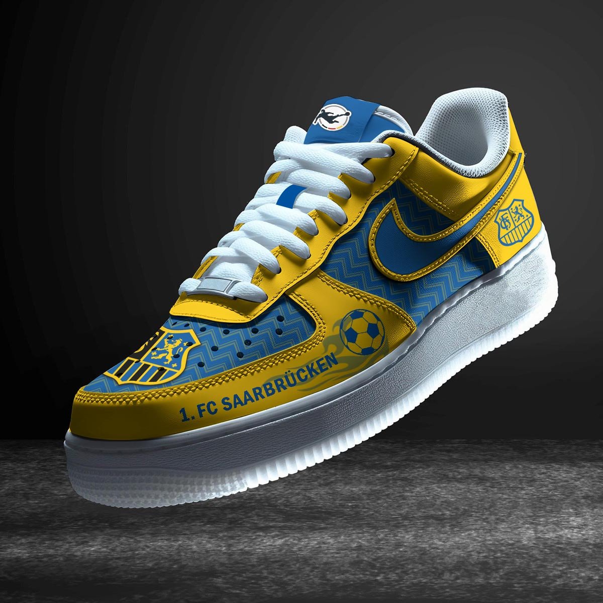 Ideafootwear FC Saarbrucken Air Low-Top Sneakers Shoes For Men And Women 1