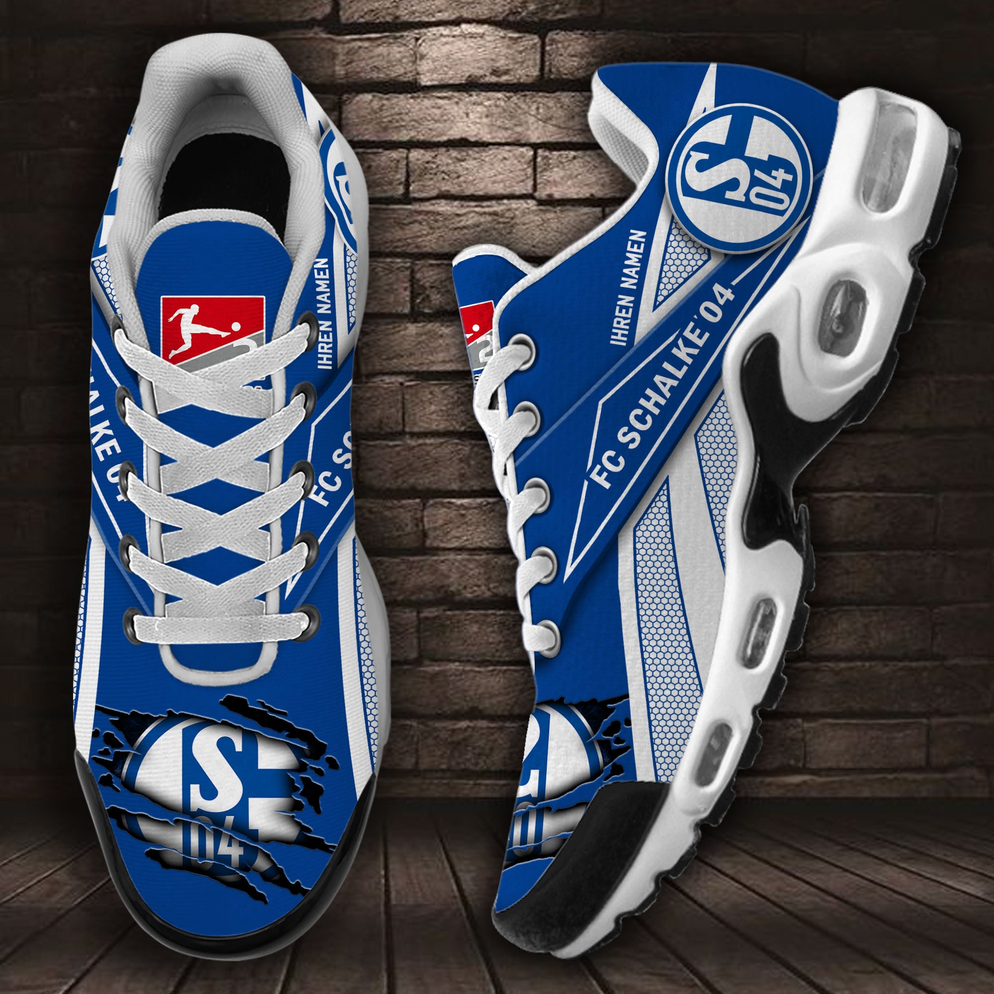 Ideafootwear FC Schalke 04 TN Shoes Sneakers For Men And Women