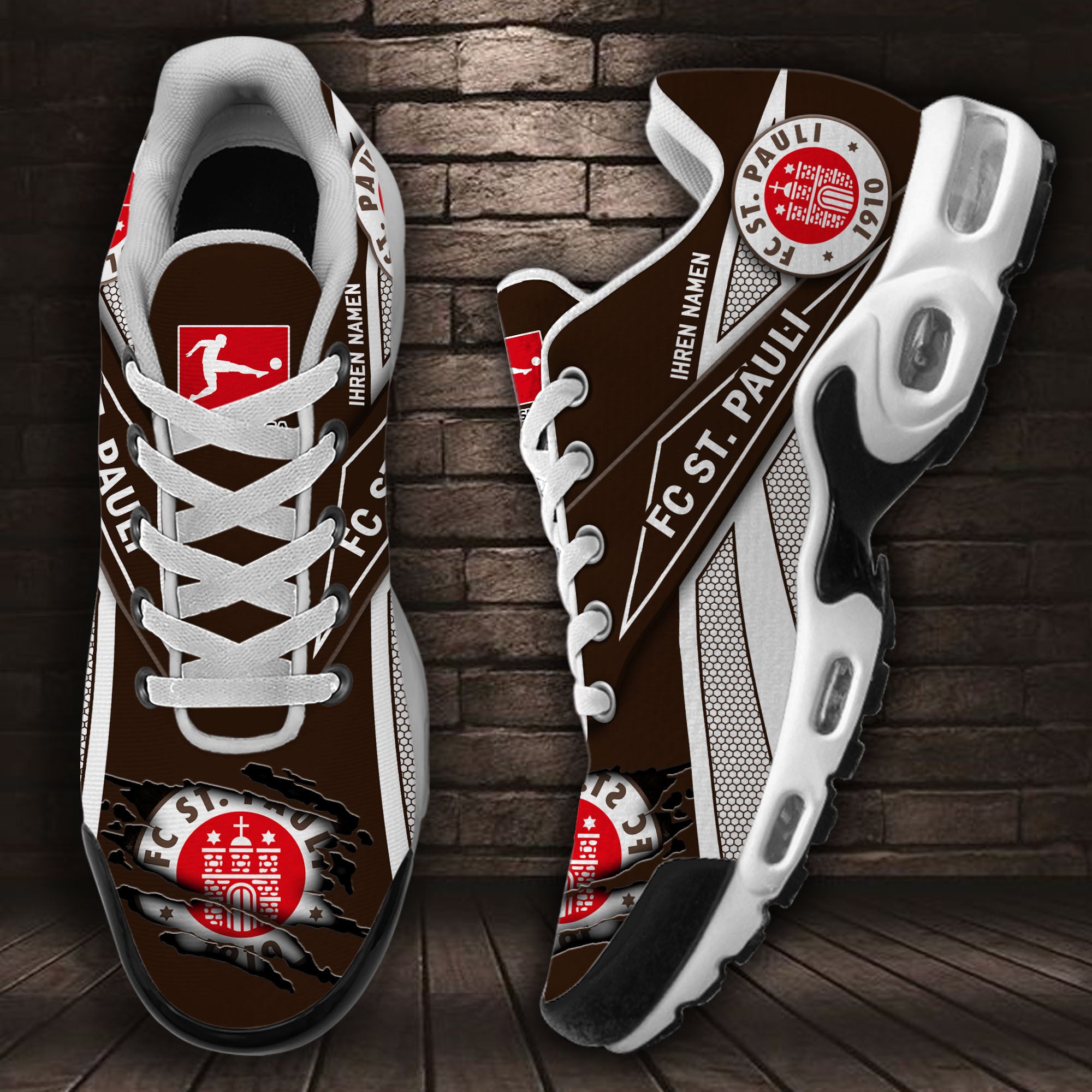 Ideafootwear FC St. Pauli TN Shoes Sneakers For Men And Women