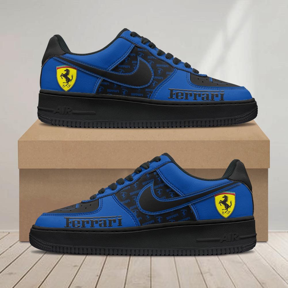 Ideafootwear Ferrari Air Low-Top Sneakers Shoes For Men And Women 1