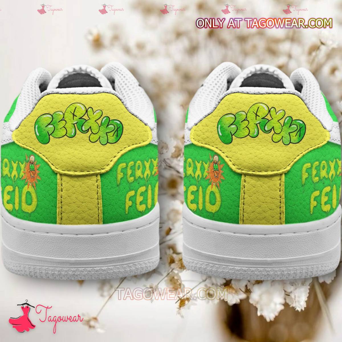 Ideafootwear Ferxxo Feid Air Low-Top Sneakers Shoes For Men And Women 3