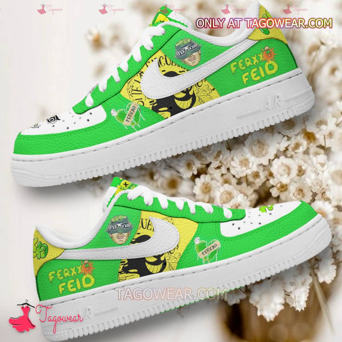Ideafootwear Ferxxo Feid Air Low-Top Sneakers Shoes For Men And Women 2