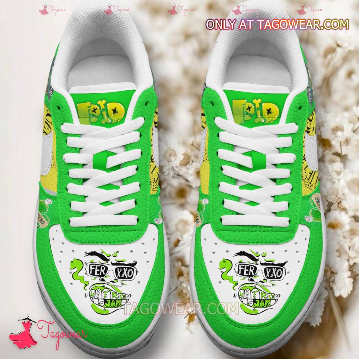Ideafootwear Ferxxo Feid Air Low-Top Sneakers Shoes For Men And Women 4