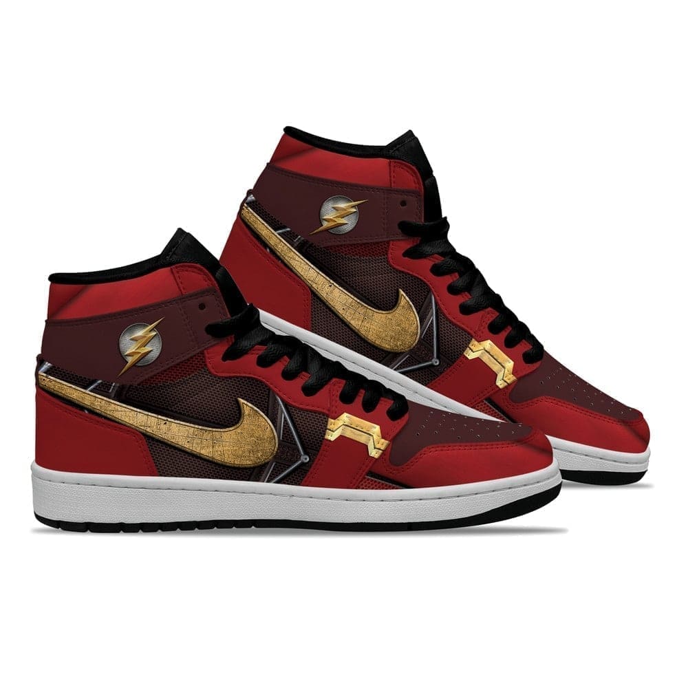 Ideafootwear Flash AJ1 High Sneakers Shoes For Men And Women