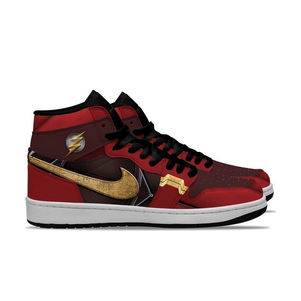 Ideafootwear Flash AJ1 High Sneakers Shoes For Men And Women