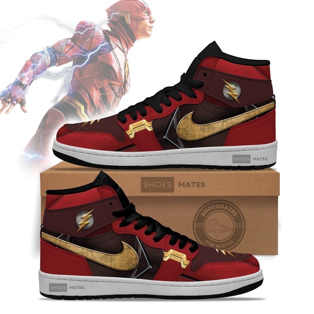Ideafootwear Flash AJ1 High Sneakers Shoes For Men And Women