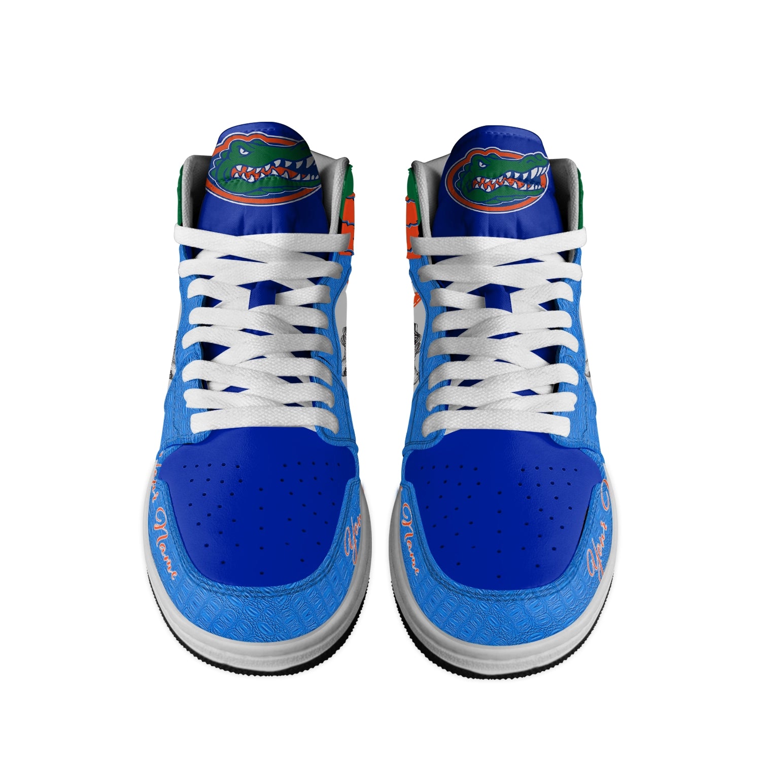 Ideafootwear Florida Gators AJ1 High Sneakers Shoes For Men And Women