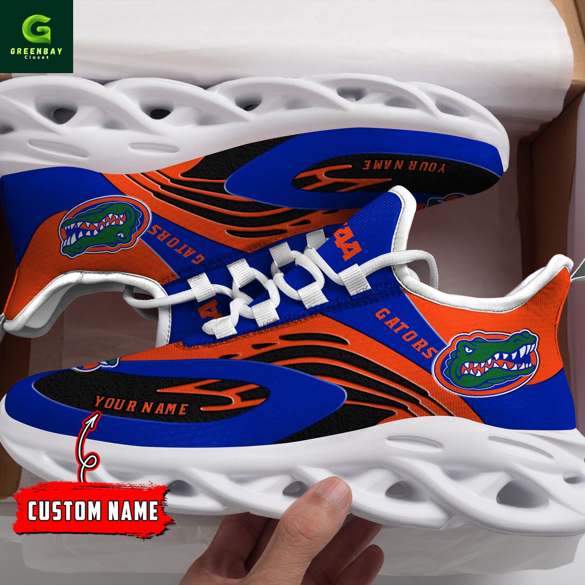 Ideafootwear Florida Gators Max Soul Shoes Sneakers For Men And Women