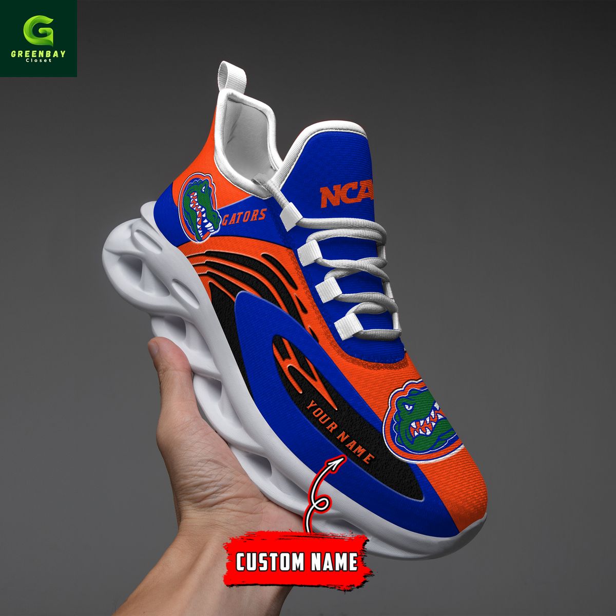 Ideafootwear Florida Gators Max Soul Shoes Sneakers For Men And Women