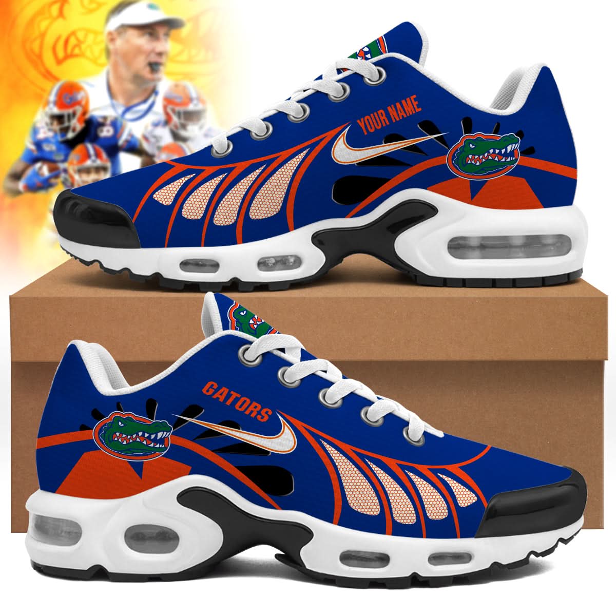 Ideafootwear Florida Gators TN Shoes Sneakers For Men And Women
