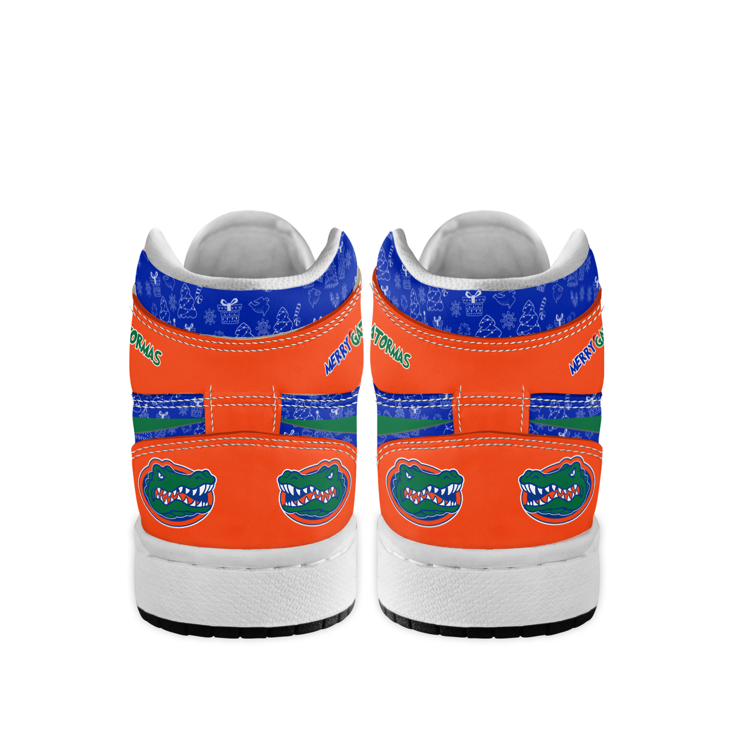 Ideafootwear Florida Gators x The Grinch x Christmas AJ1 High Sneakers Shoes For Men And Women
