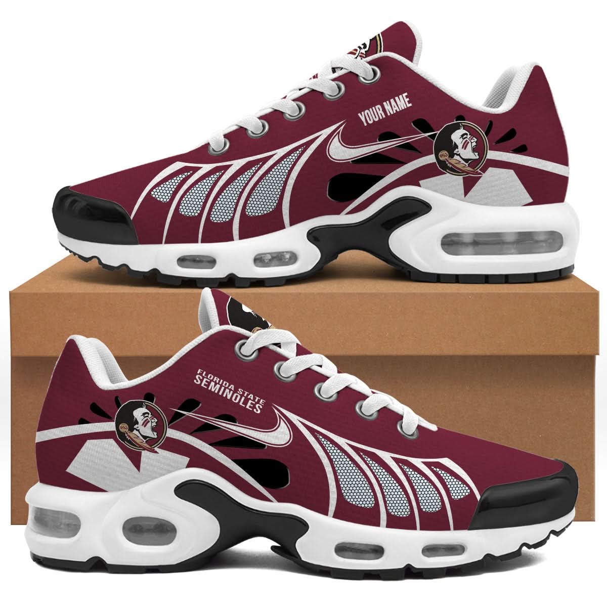 Ideafootwear Florida State Seminoles TN Shoes Sneakers For Men And Women