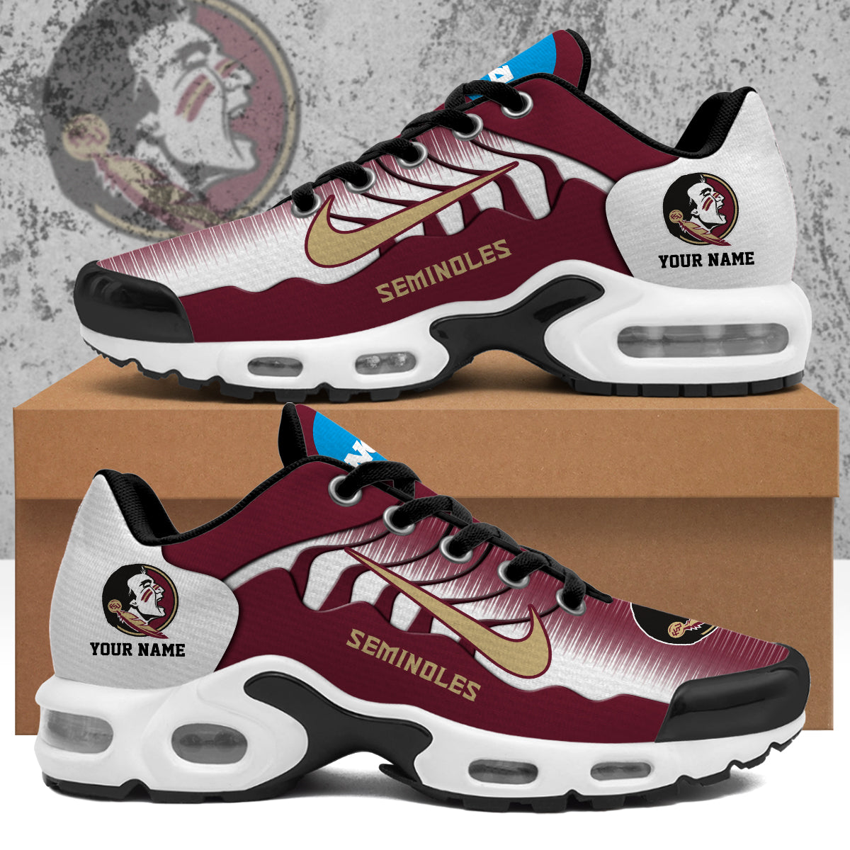 Ideafootwear Florida State Seminoles TN Shoes Sneakers For Men And Women
