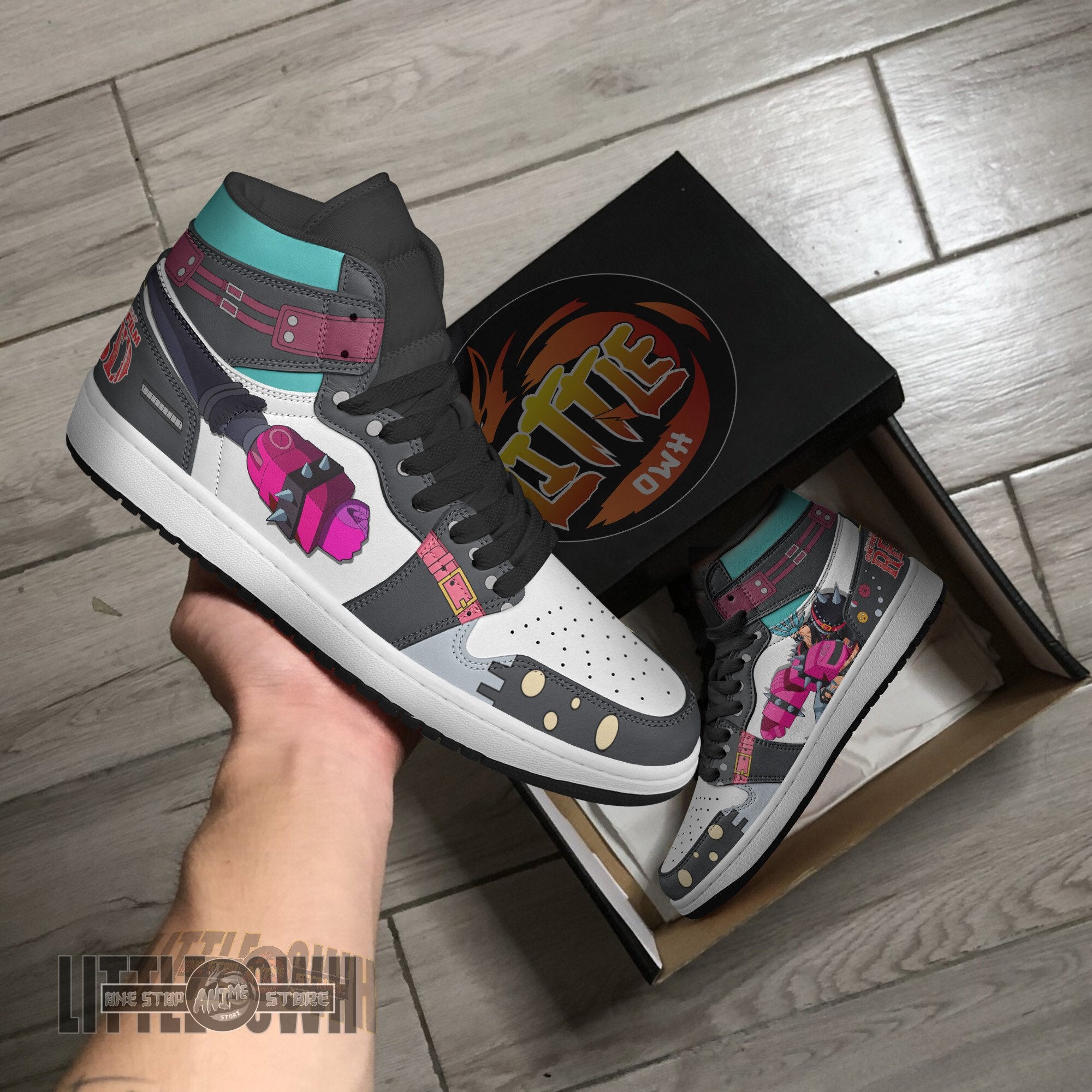 Ideafootwear Franky AJ1 High Sneakers Shoes For Men And Women