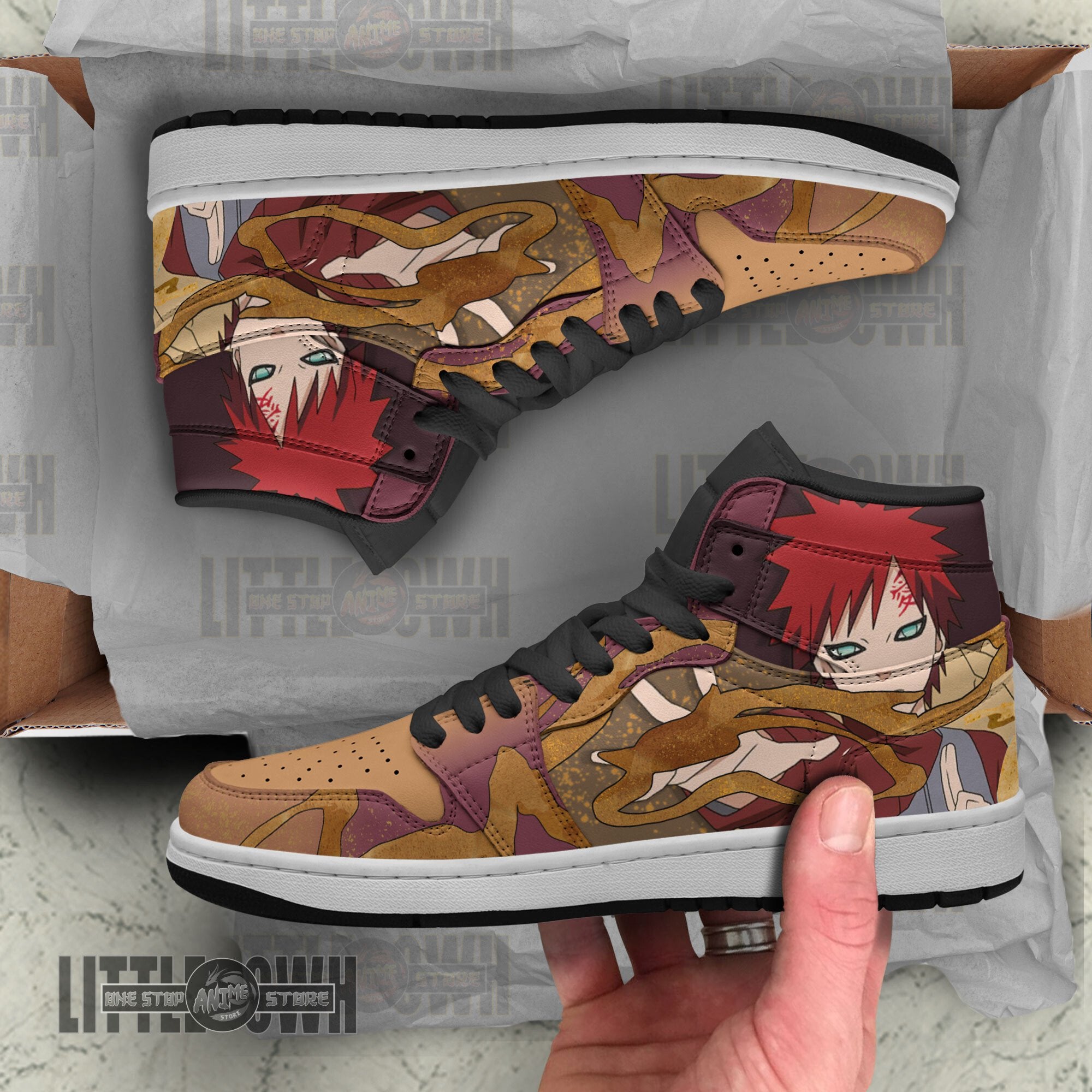 Ideafootwear Gaara AJ1 High Sneakers Shoes For Men And Women