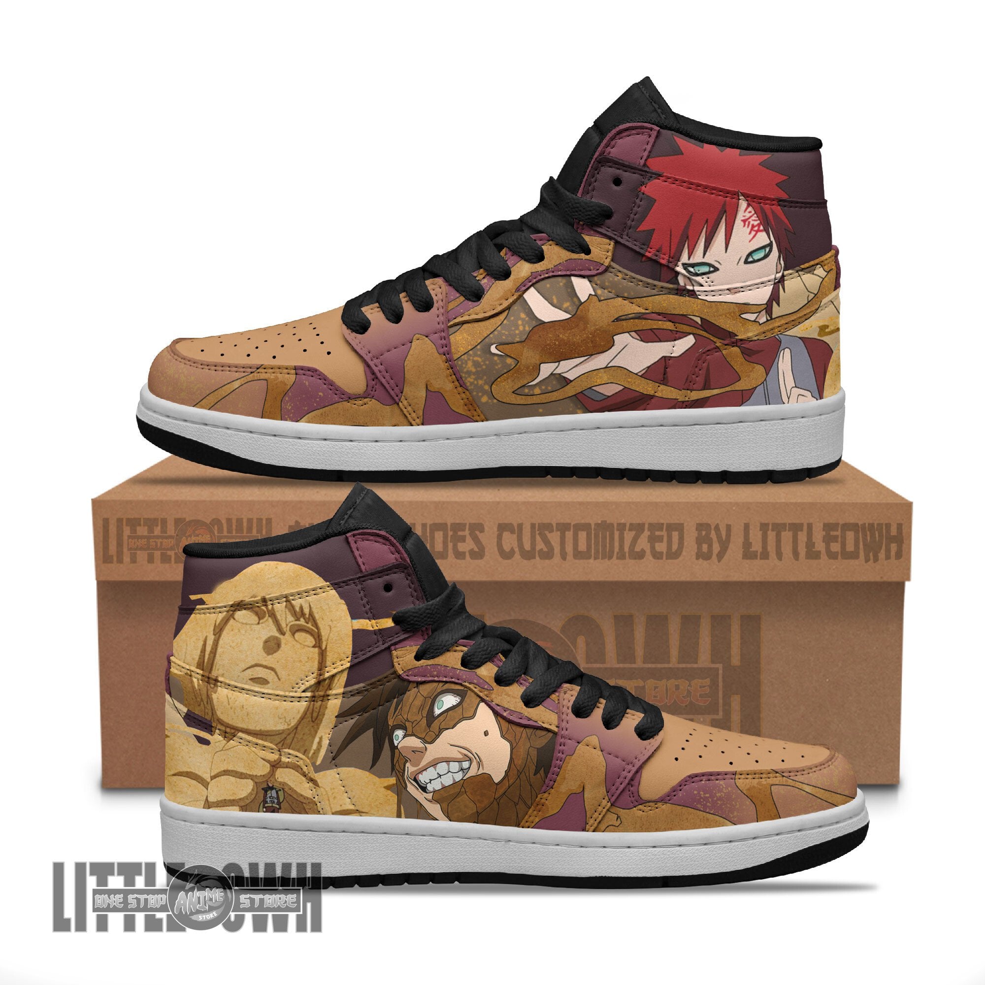 Ideafootwear Gaara AJ1 High Sneakers Shoes For Men And Women