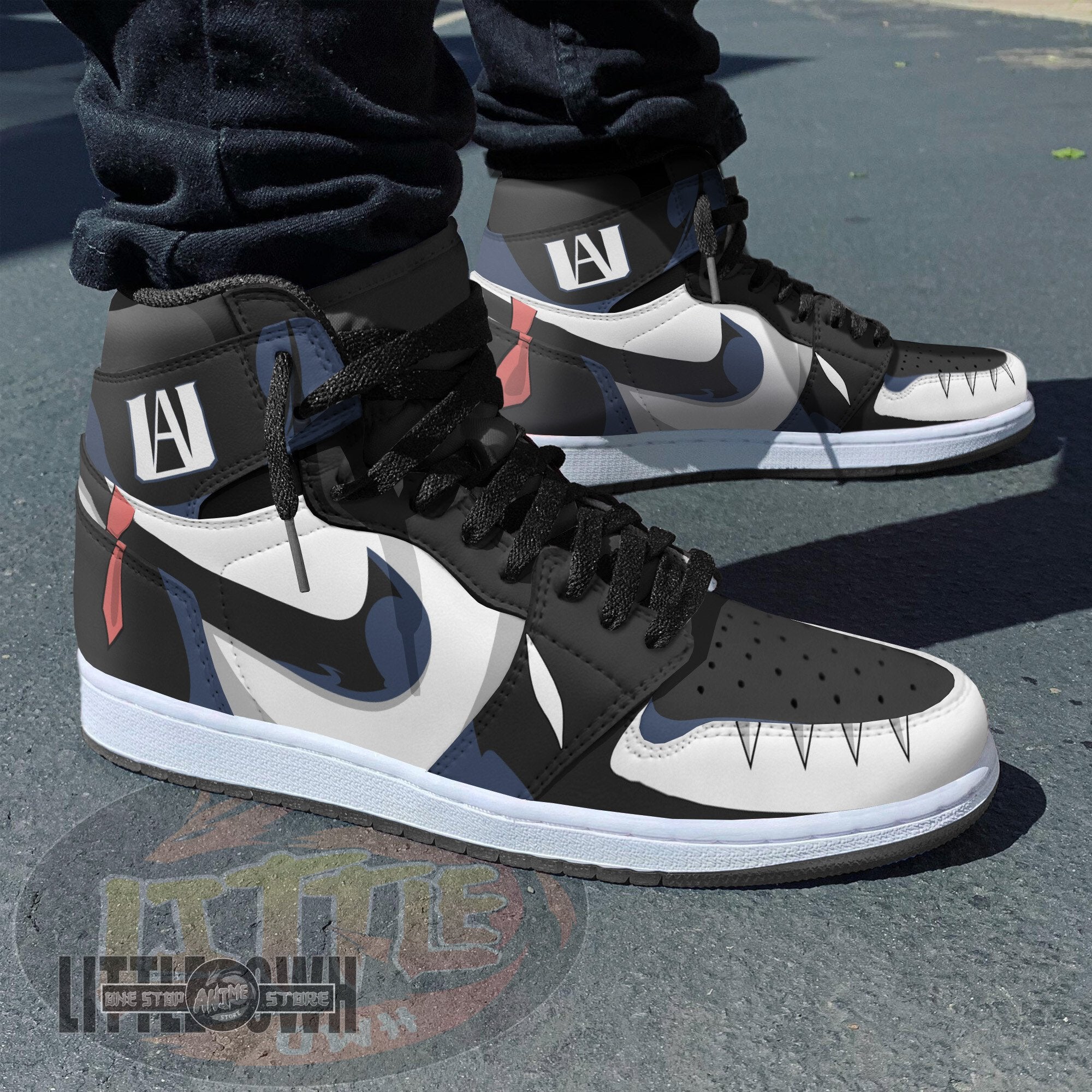 Ideafootwear Gang Orca AJ1 High Sneakers Shoes For Men And Women