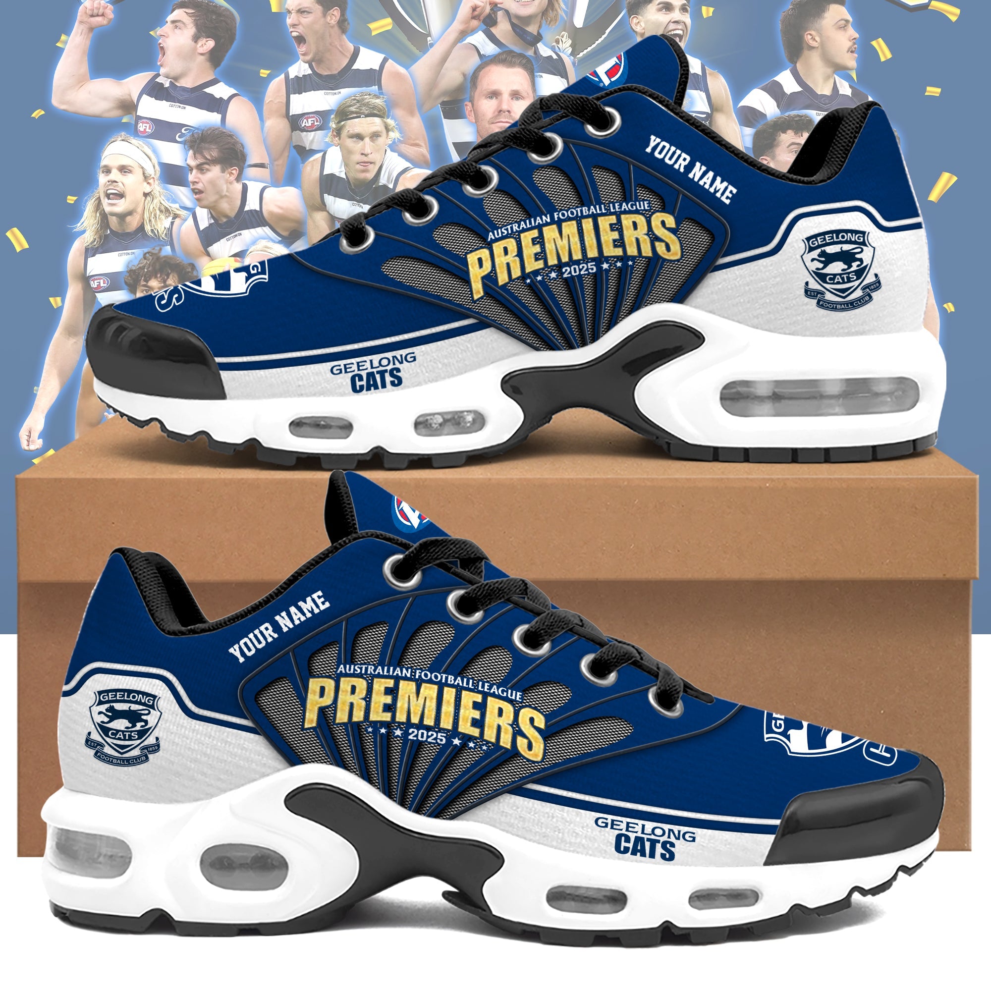 Ideafootwear Geelong Cats TN Shoes Sneakers For Men And Women
