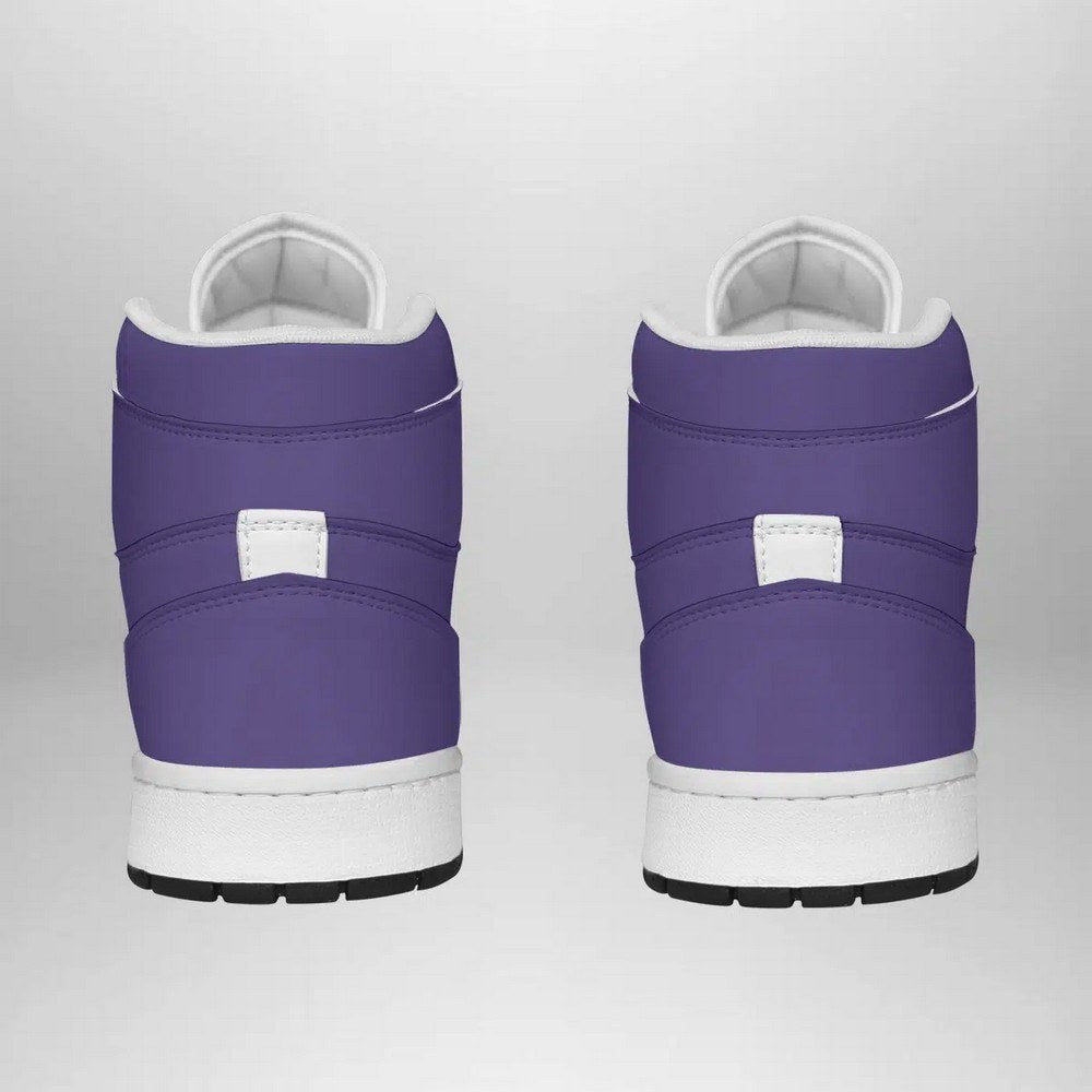 Ideafootwear Gengar Face Pokemon AJ1 High Sneakers Shoes For Men And Women