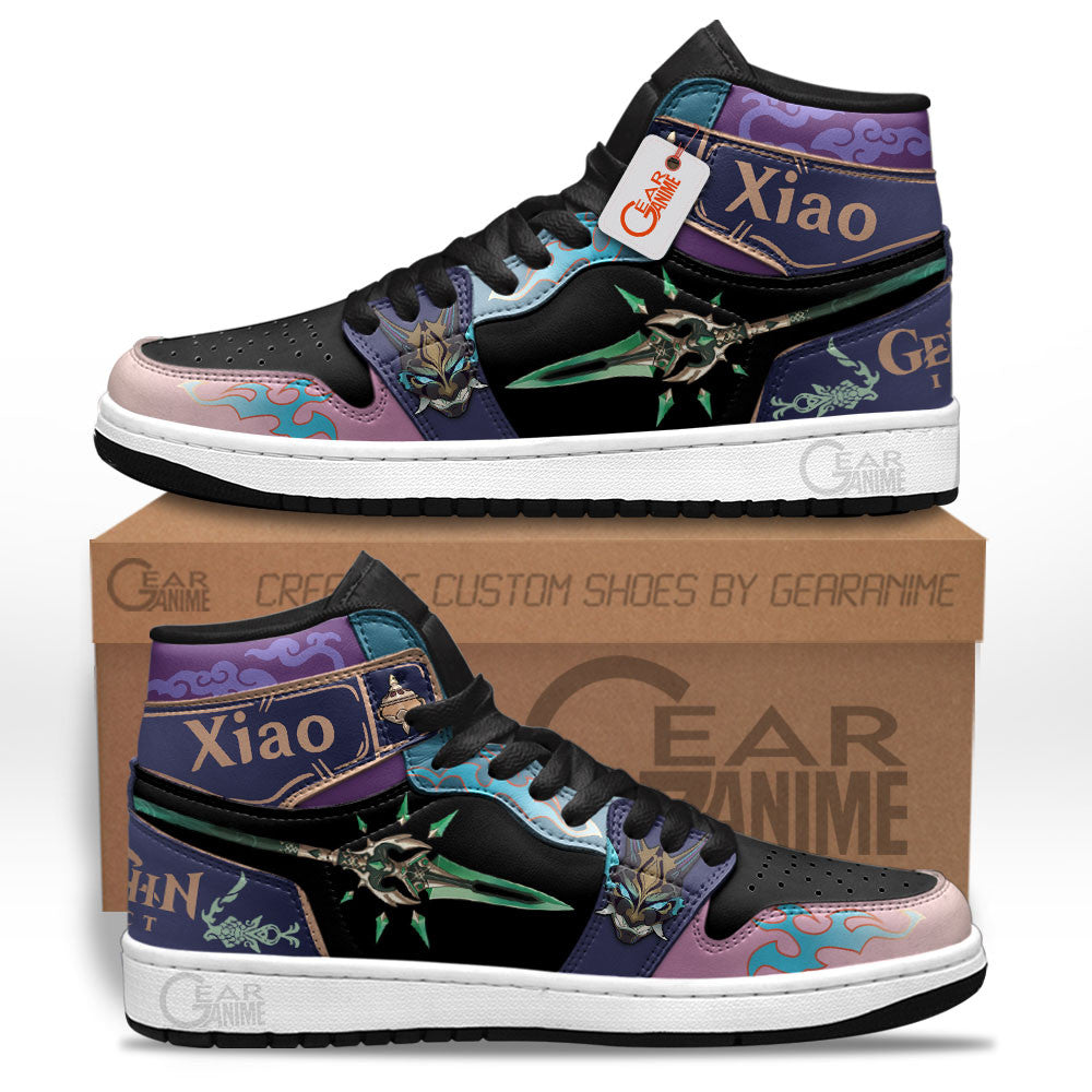 Ideafootwear Genshin Impact AJ1 High Sneakers Shoes For Men And Women