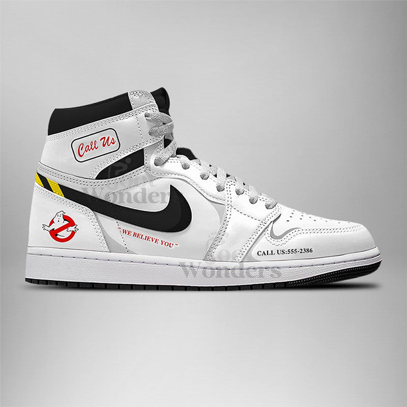 Ideafootwear Ghostbuster AJ1 High Sneakers Shoes For Men And Women