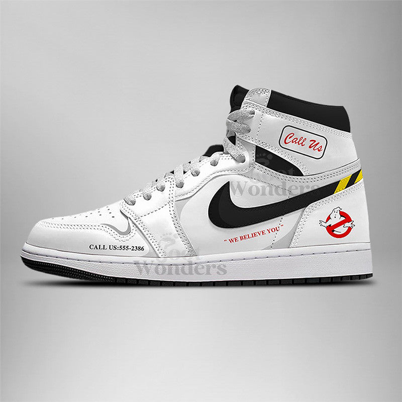 Ideafootwear Ghostbuster AJ1 High Sneakers Shoes For Men And Women