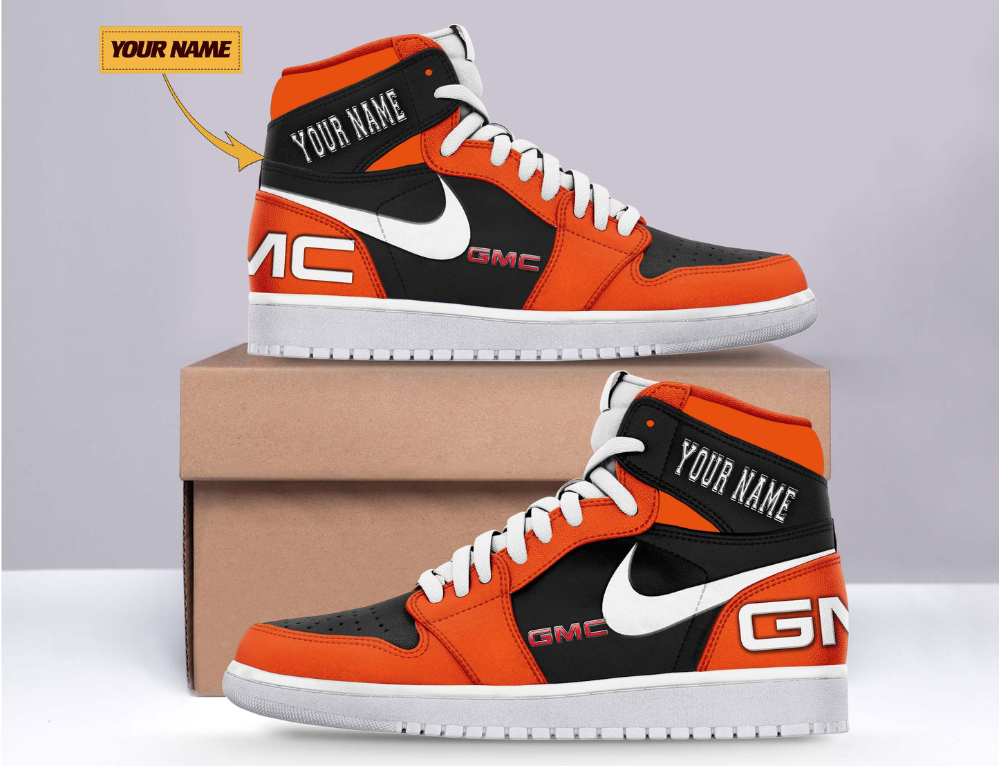 Ideafootwear GMC AJ1 High Sneakers Shoes For Men And Women