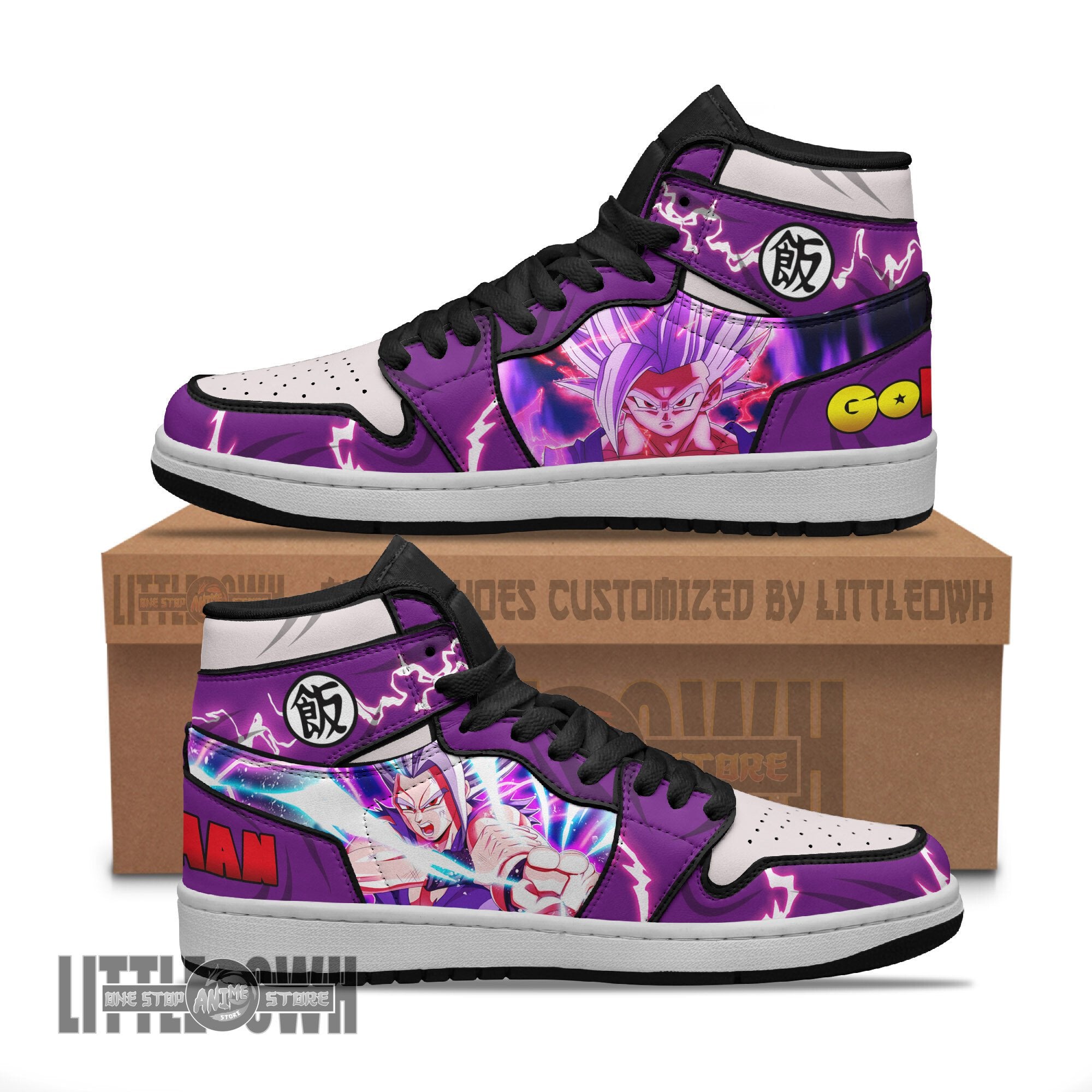 Ideafootwear Gohan AJ1 High Sneakers Shoes For Men And Women