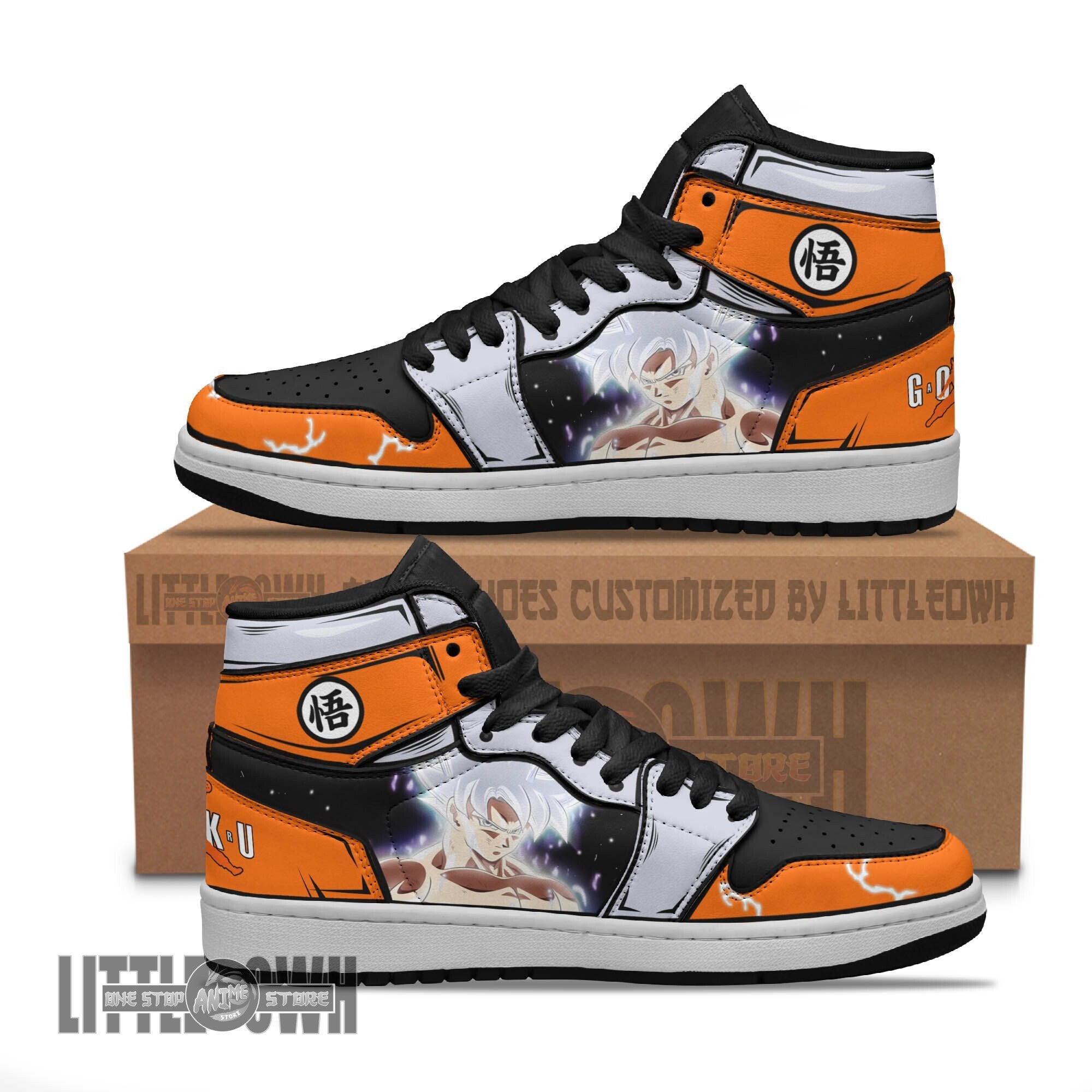 Ideafootwear Goku AJ1 High Sneakers Shoes For Men And Women
