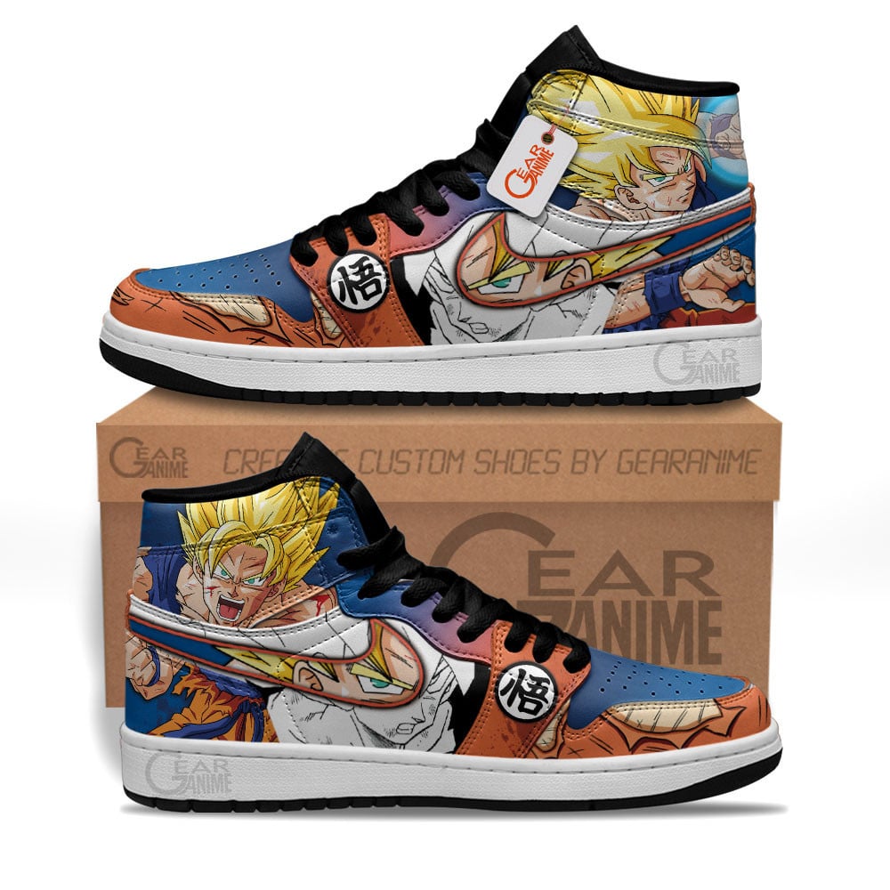 Ideafootwear Goku AJ1 High Sneakers Shoes For Men And Women