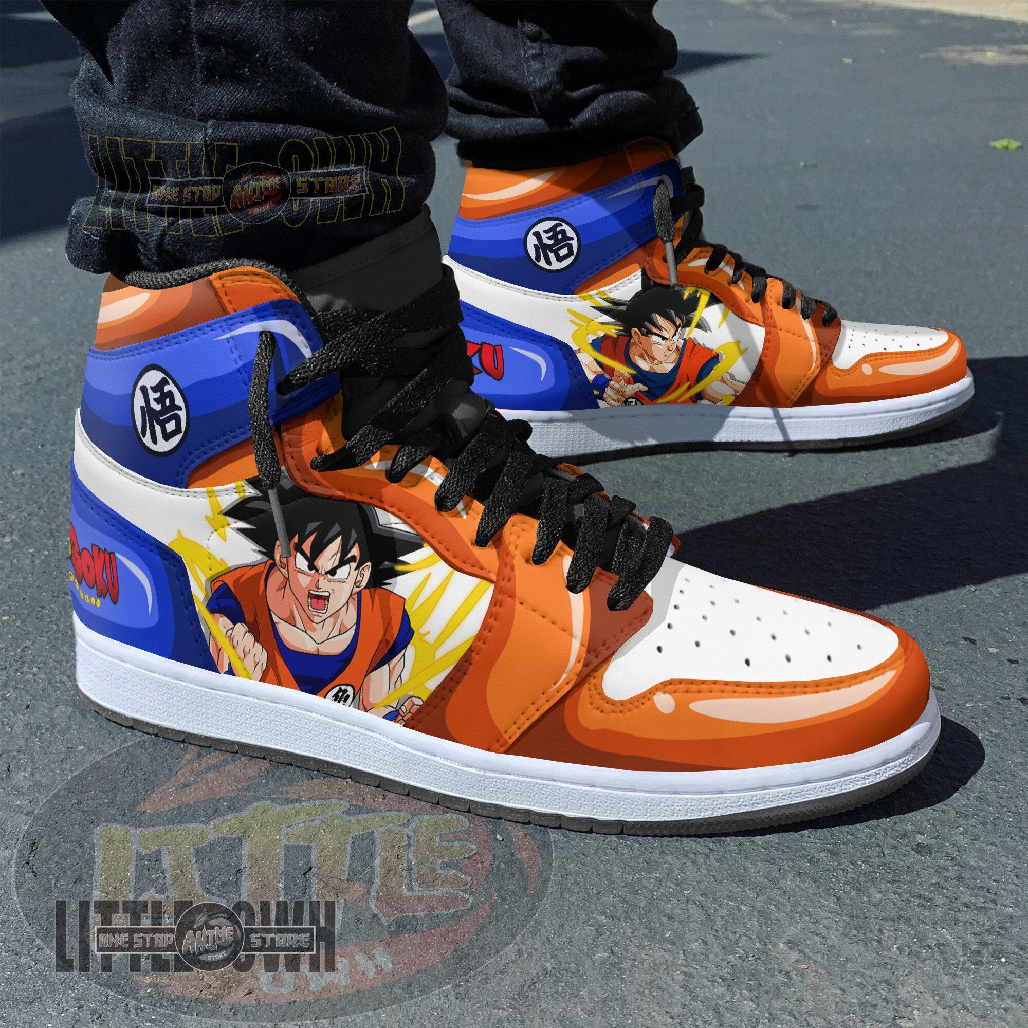 Ideafootwear Goku AJ1 High Sneakers Shoes For Men And Women