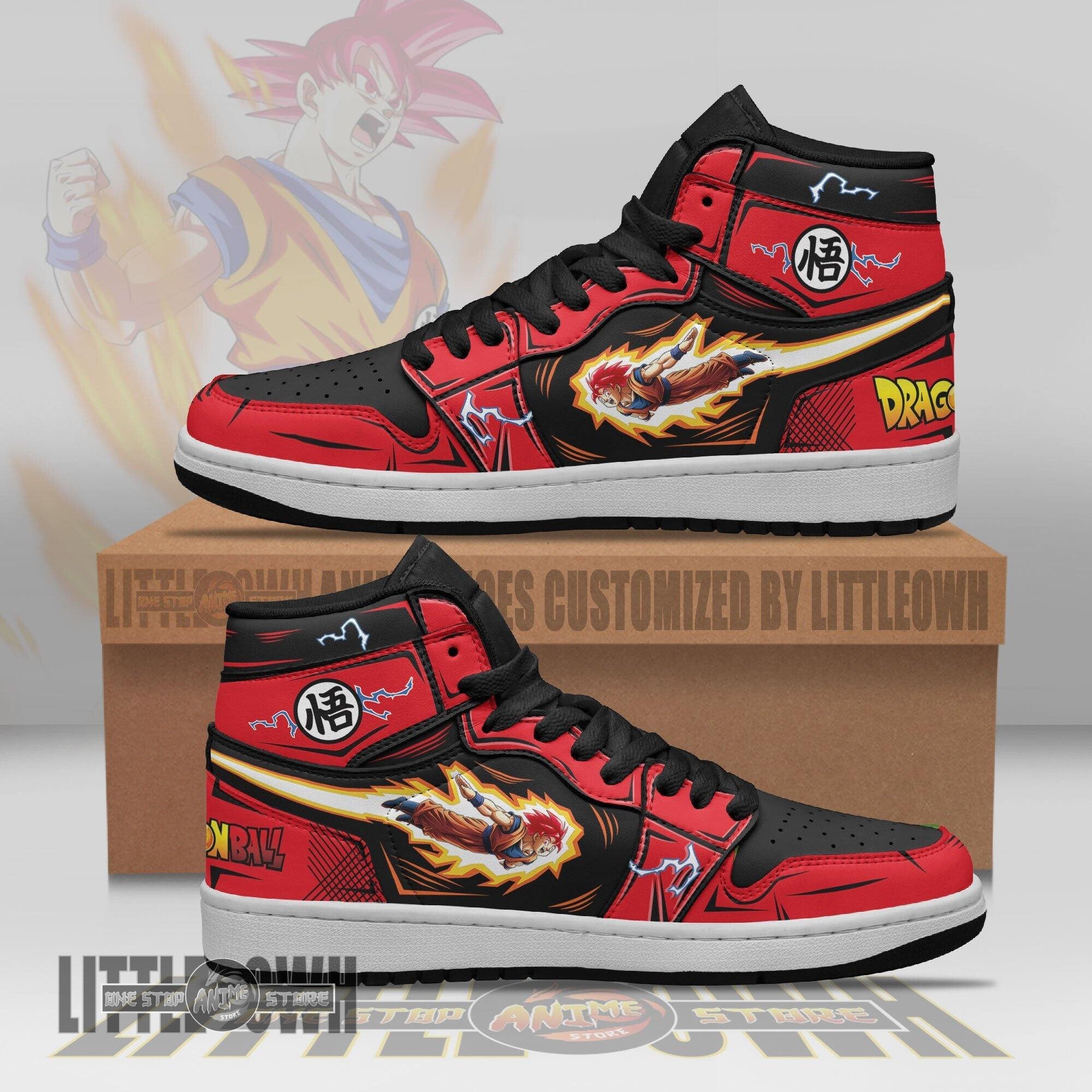 Ideafootwear Goku AJ1 High Sneakers Shoes For Men And Women
