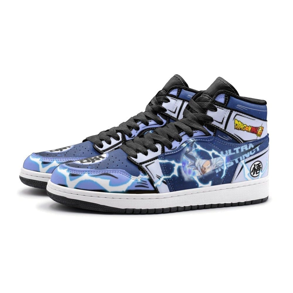 Ideafootwear Goku Ultra Instinct Dragon Ball Super AJ1 High Sneakers Shoes For Men And Women