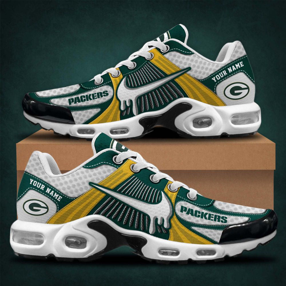 Ideafootwear Green Bay Packers TN Shoes Sneakers For Men And Women