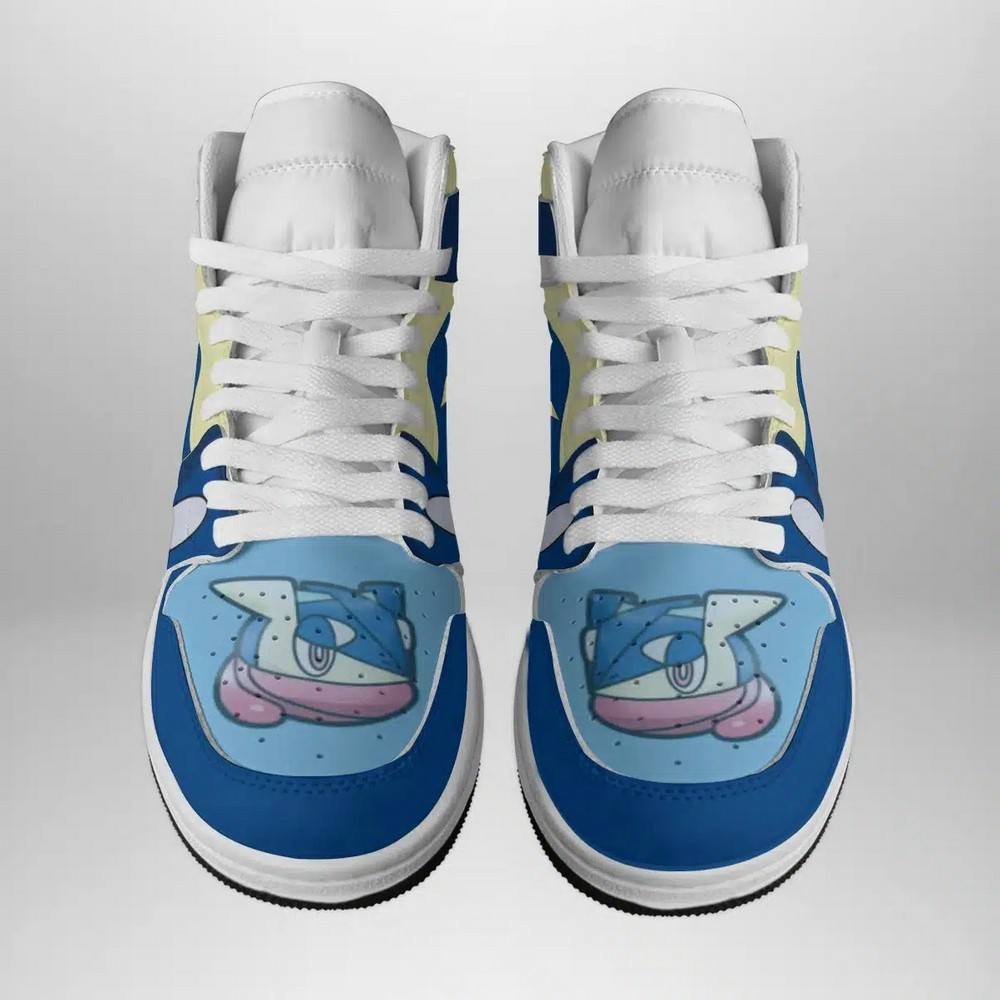 Ideafootwear Greninja Pokemon AJ1 High Sneakers Shoes For Men And Women