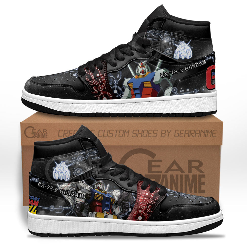 Ideafootwear Gundam AJ1 High Sneakers Shoes For Men And Women