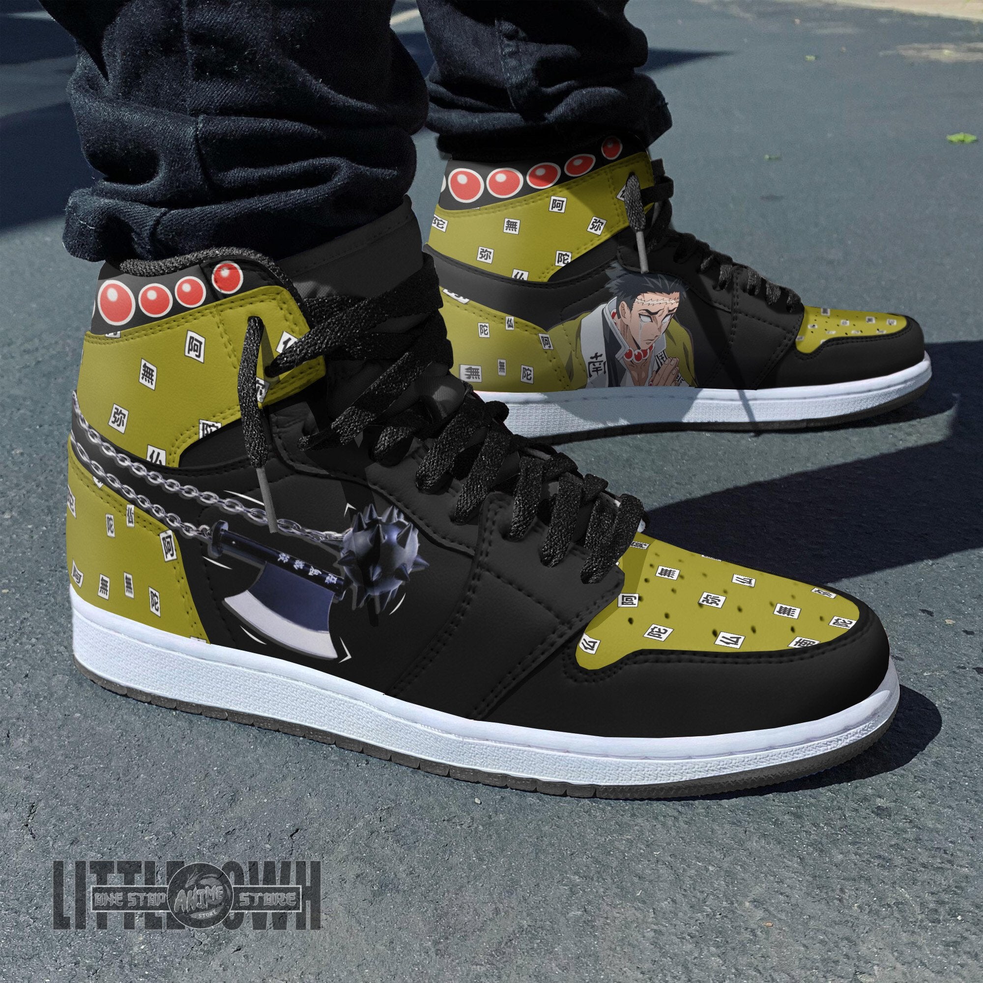Ideafootwear Gyomei AJ1 High Sneakers Shoes For Men And Women