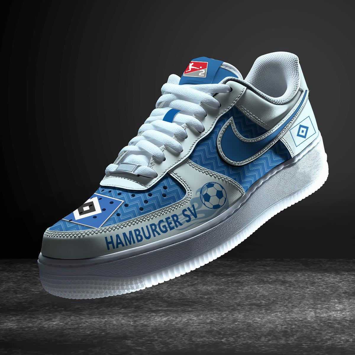 Ideafootwear Hamburger SV Air Low-Top Sneakers Shoes For Men And Women 1