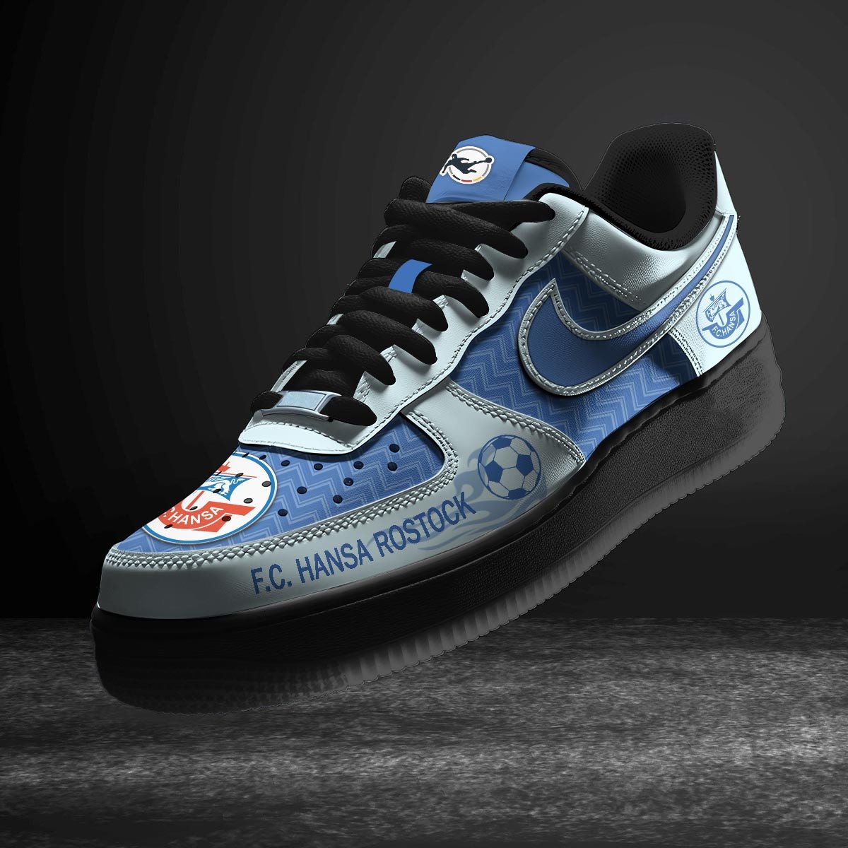 Ideafootwear Hansa Rostock Air Low-Top Sneakers Shoes For Men And Women 1