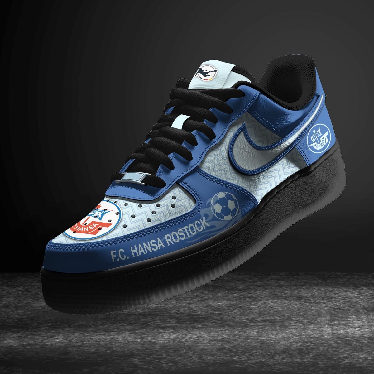 Ideafootwear Hansa Rostock Air Low-Top Sneakers Shoes For Men And Women 1