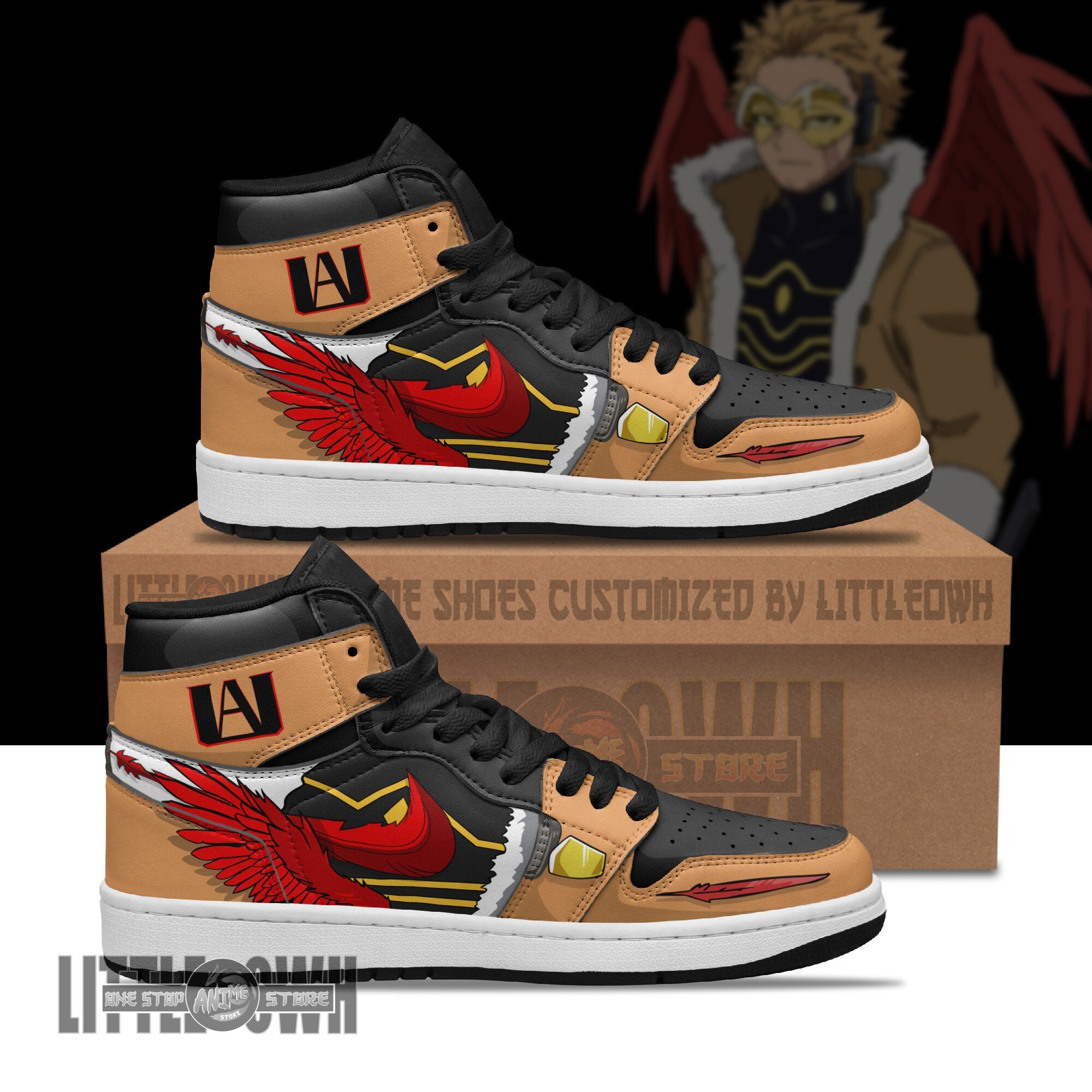 Ideafootwear Hawks AJ1 High Sneakers Shoes For Men And Women