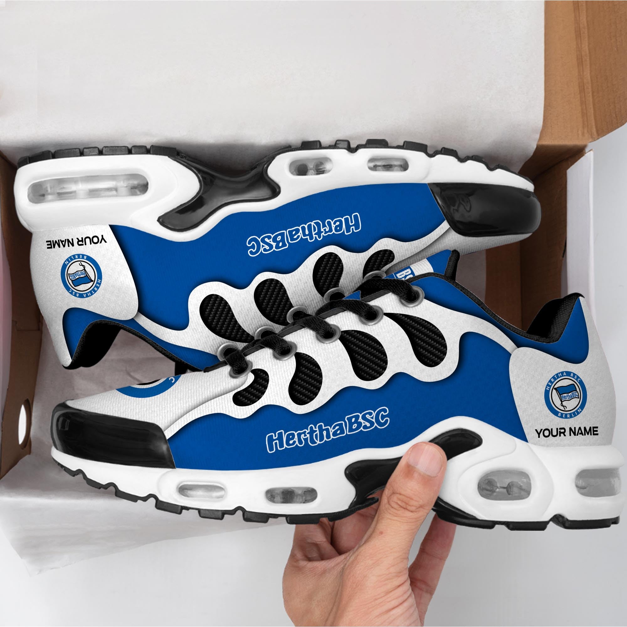 Ideafootwear Hertha BSC TN Shoes Sneakers For Men And Women