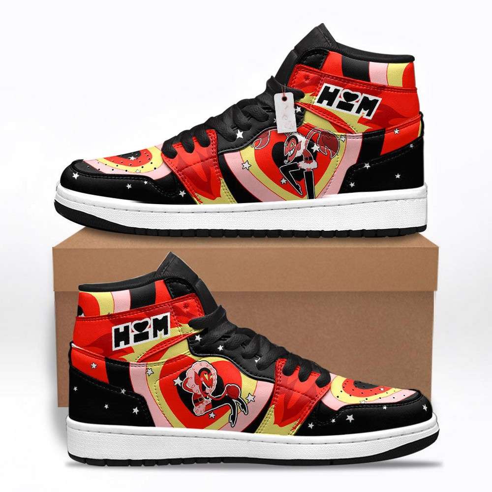Ideafootwear Him The Powerpuff Girls AJ1 High Sneakers Shoes For Men And Women