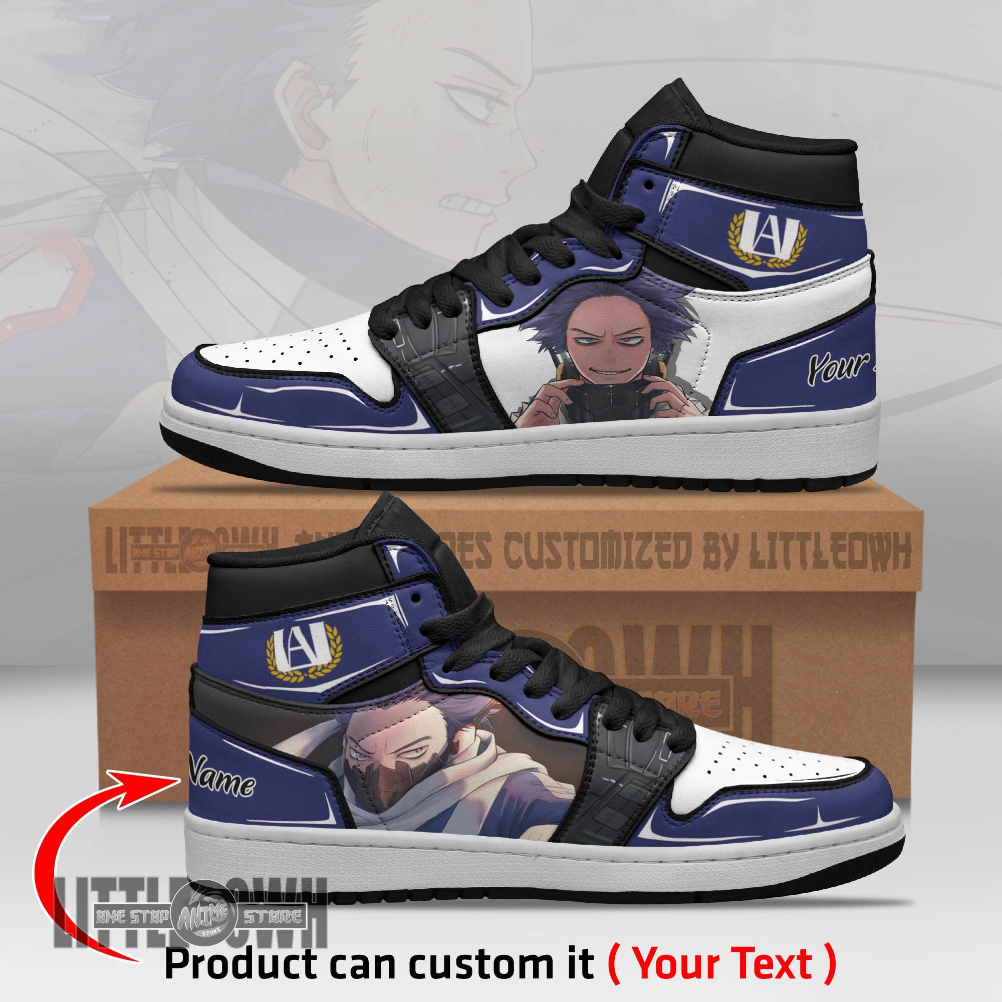 Ideafootwear Hitoshi Shinso AJ1 High Sneakers Shoes For Men And Women