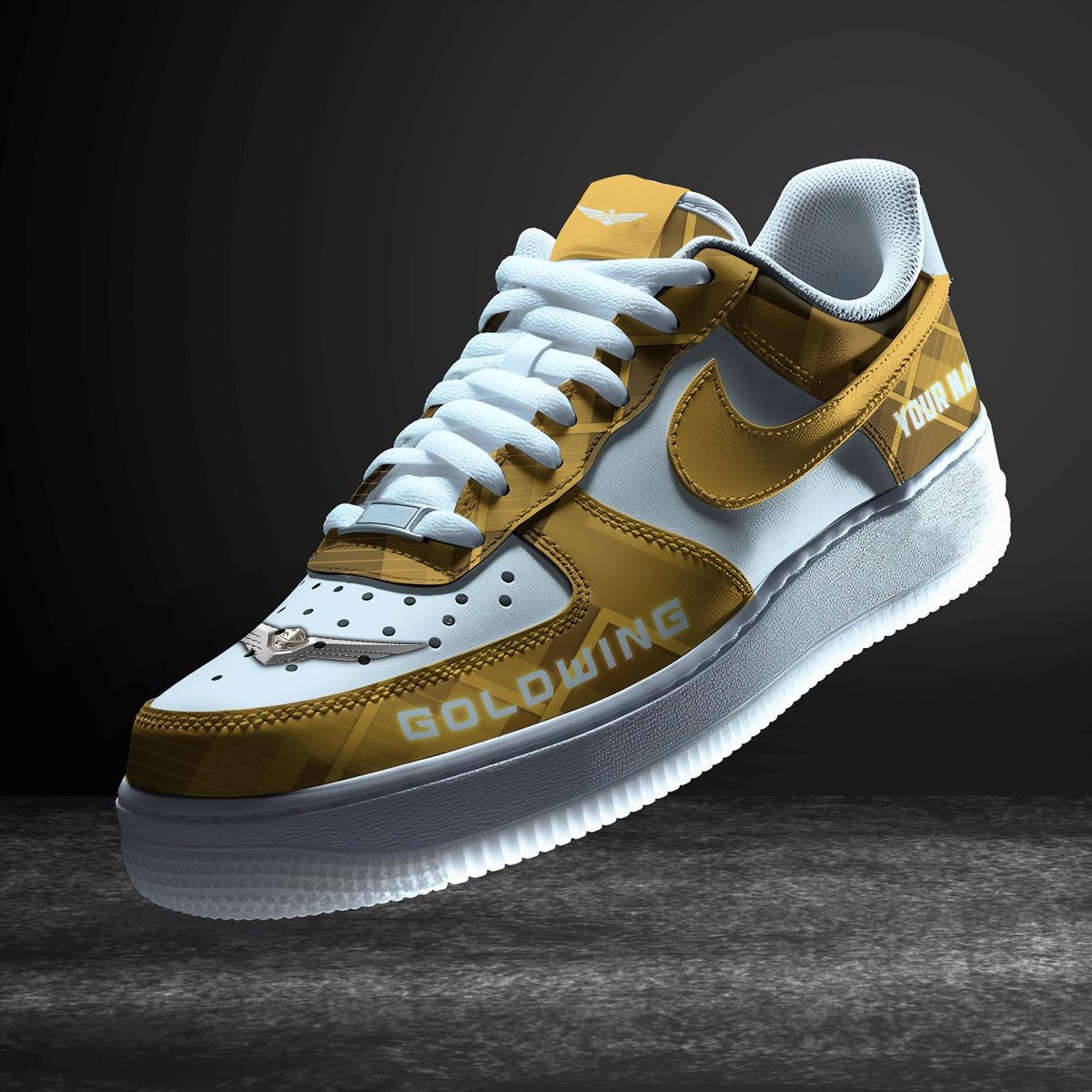 Ideafootwear Honda goldwing Air Low-Top Sneakers Shoes For Men And Women 1