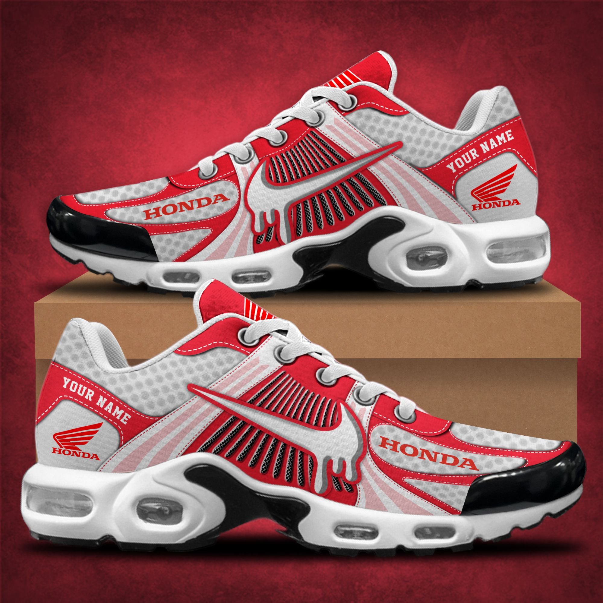 Ideafootwear Honda Motorcycle TN Shoes Sneakers For Men And Women