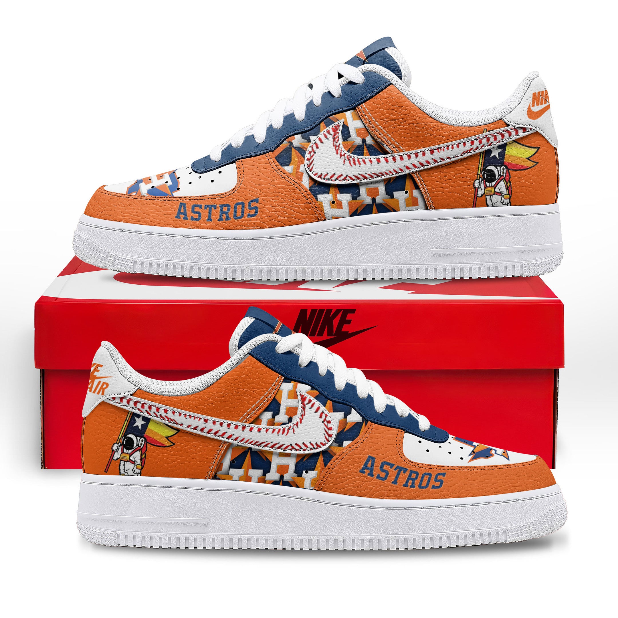 Ideafootwear Houston Astros Air Low-Top Sneakers Shoes For Men And Women 4