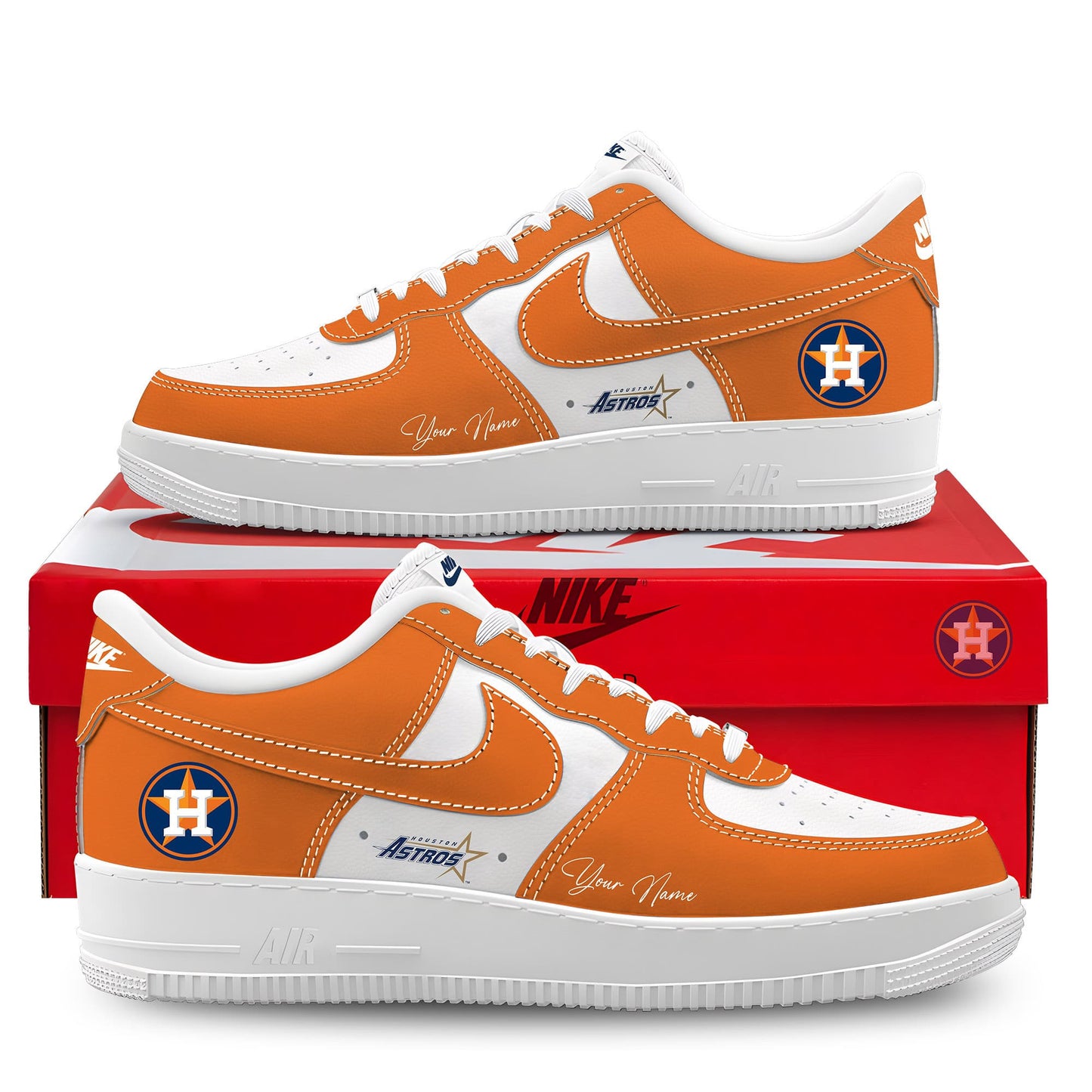 Ideafootwear Houston Astros Air Low-Top Sneakers Shoes For Men And Women 1