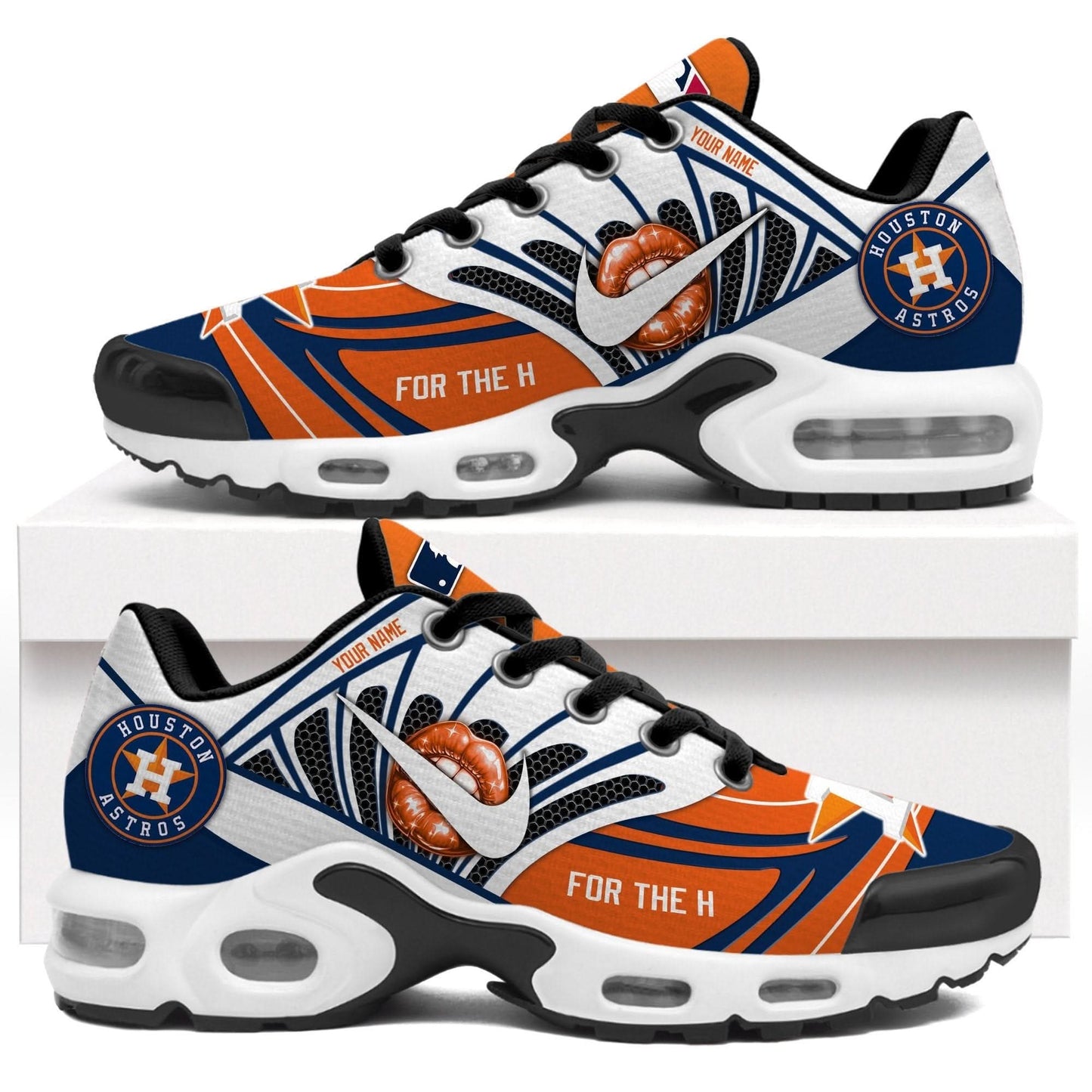 Ideafootwear Houston Astros TN Shoes Sneakers For Men And Women