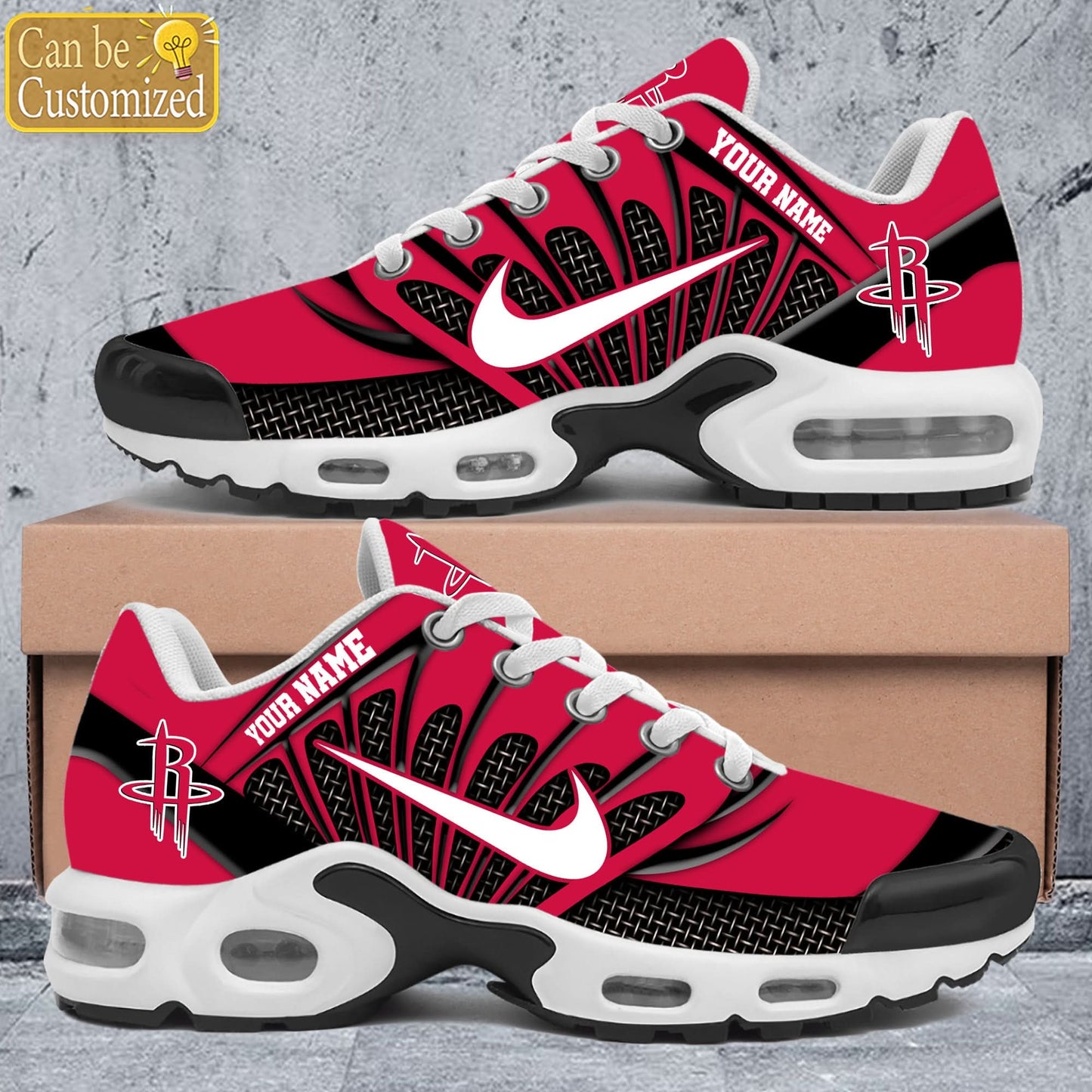 Ideafootwear Houston Rockets TN Shoes Sneakers For Men And Women